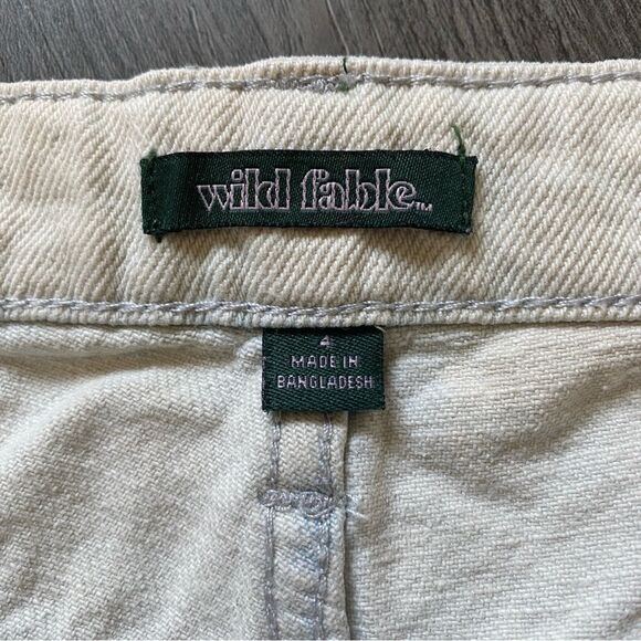 Super High Rise Cut Off Shorts Button Fly 4 Distressed - Picture 3 of 12